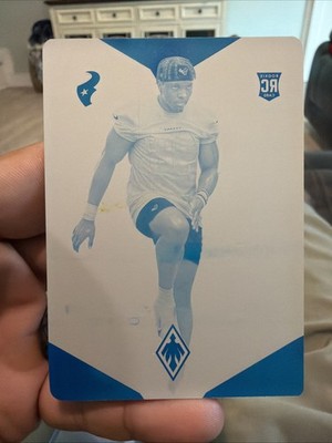 2022 Panini Phoenix #184 Christian Harris 1/1 Printing Plate Rookie Texans