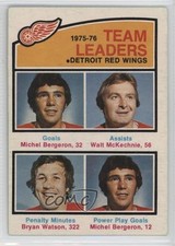 1976-77 O-Pee-Chee Team Leaders Michel Bergeron Walt McKechnie Bryan Watson 0d5r