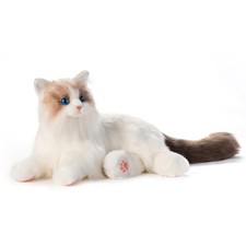Chongker Interactive Companion Robot Cat Pets, Handmade Weighted Stuffed Anim...