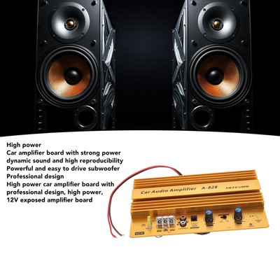 Car High Power Amplifier Amp Board 12V 1280W Active Car Bass Subwoofer Ampli Hot