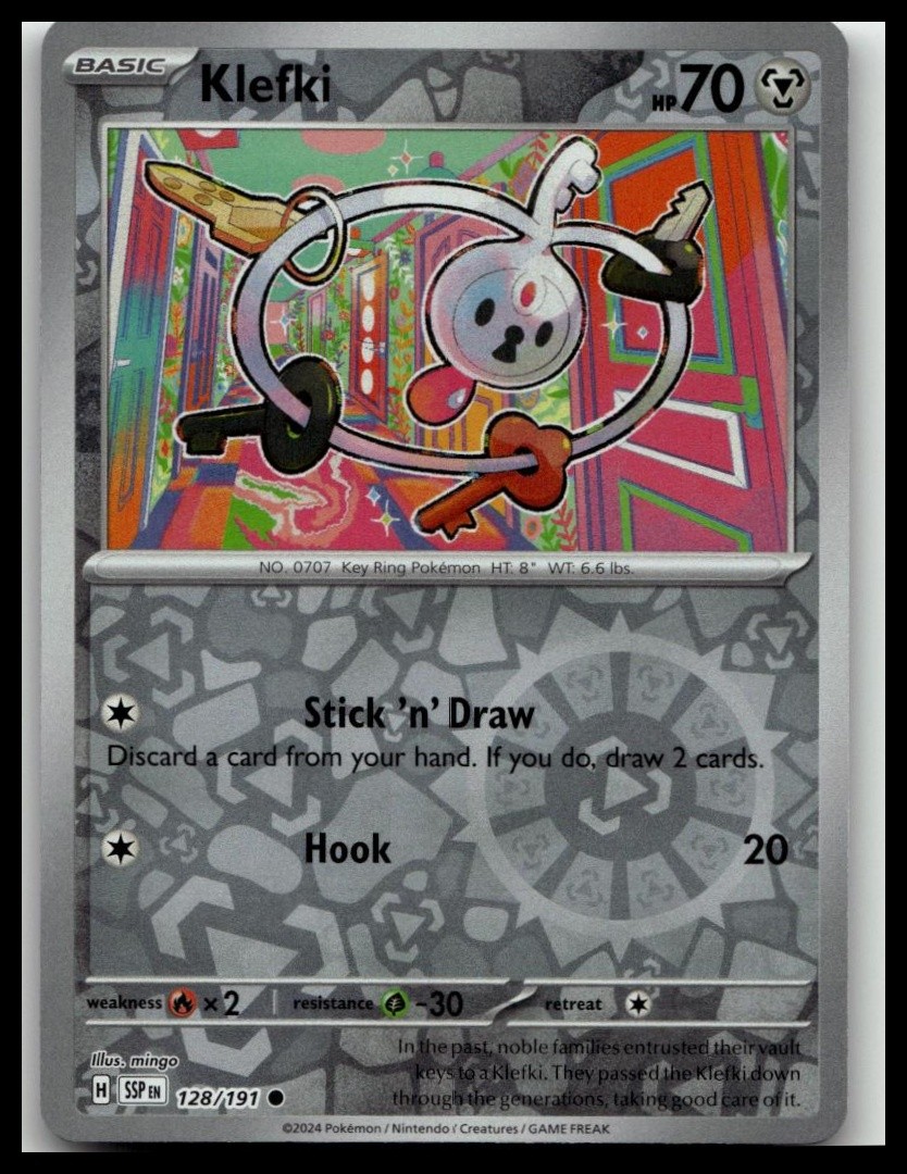 Klefki Common SV08: Surging Sparks 128/191 NM