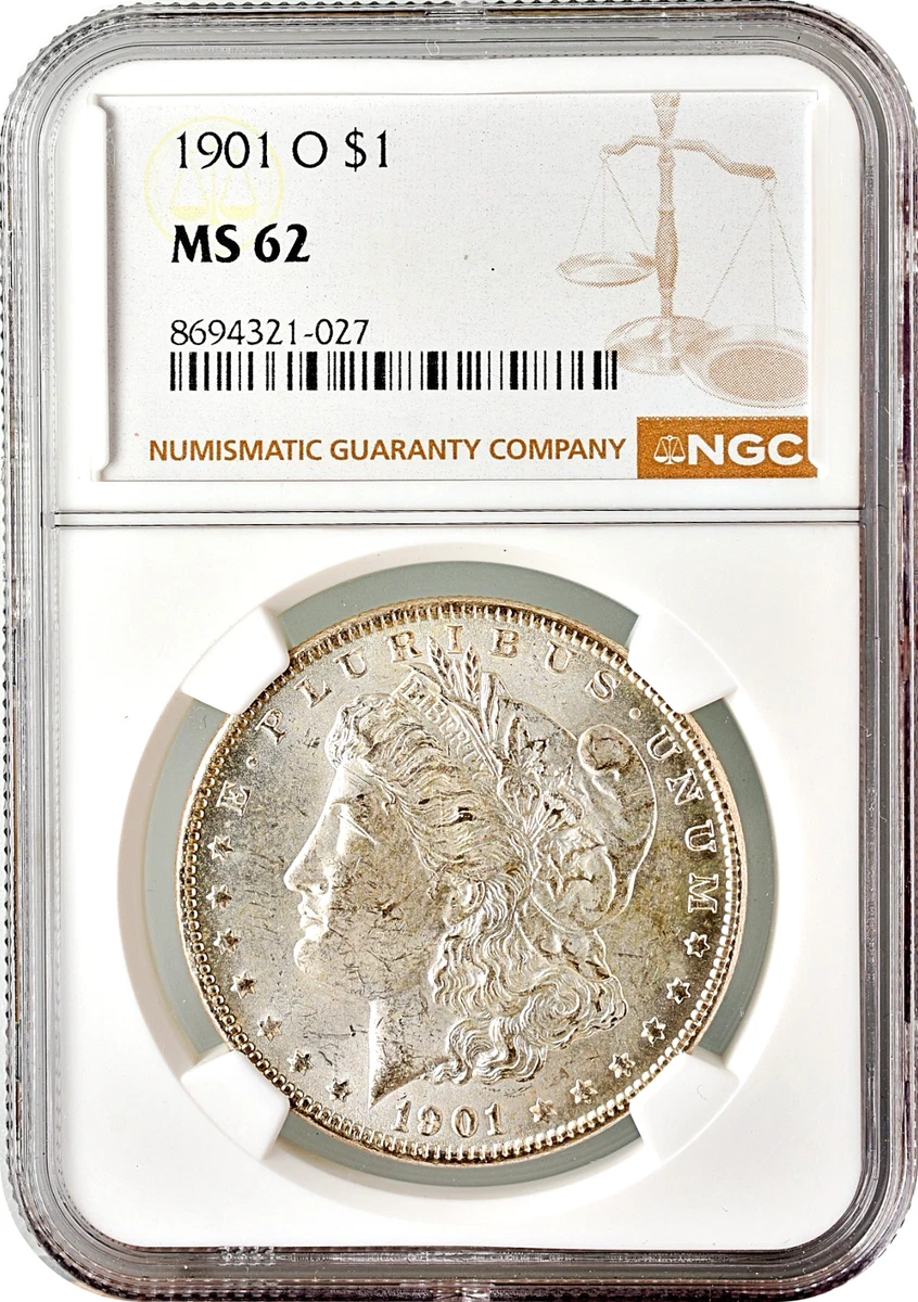 MS 62 Graded 1901 Year Morgan US Dollars (1878-1921) for sale | eBay