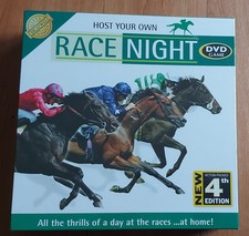 Host Your Own Race Night DVD Board Game Horse Racing Cheatwell Games Brand New
