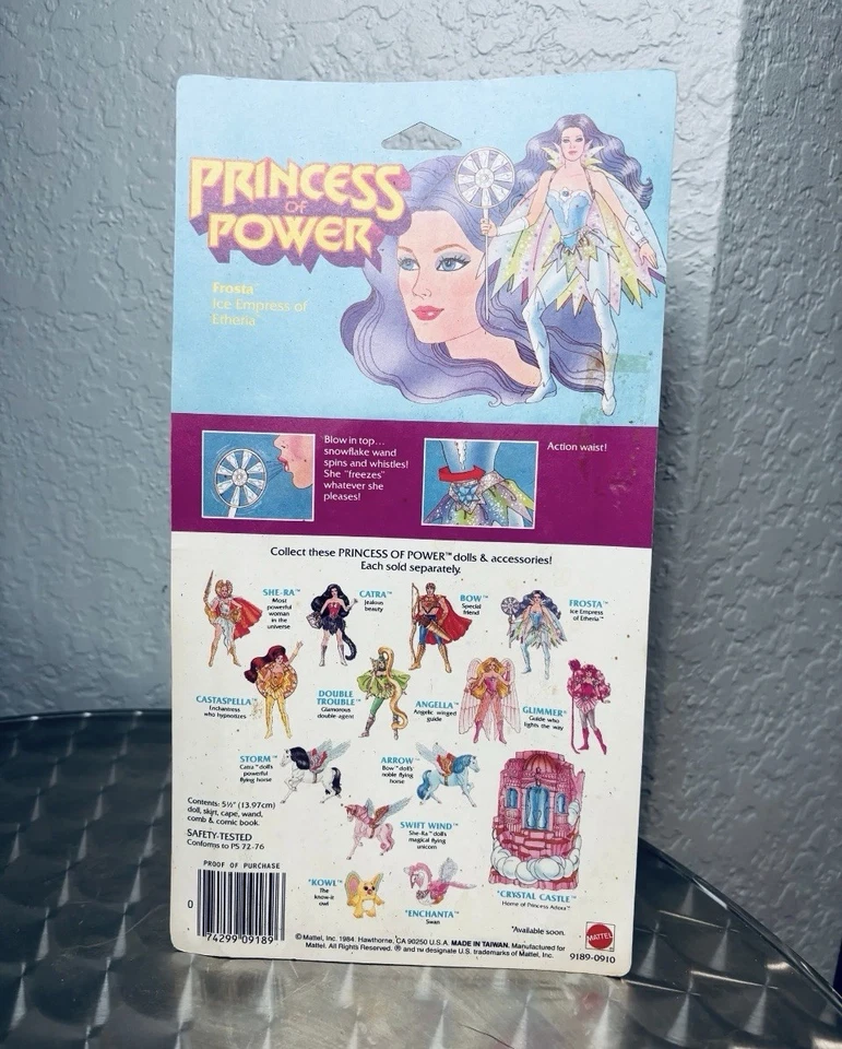 Figura de colección She-Ra Princess of Power Frosta 1985 Mattel 1984 Foto 3 de 4