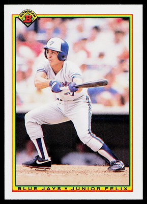 1990 Bowman Junior Felix #522 Toronto Blue Jays