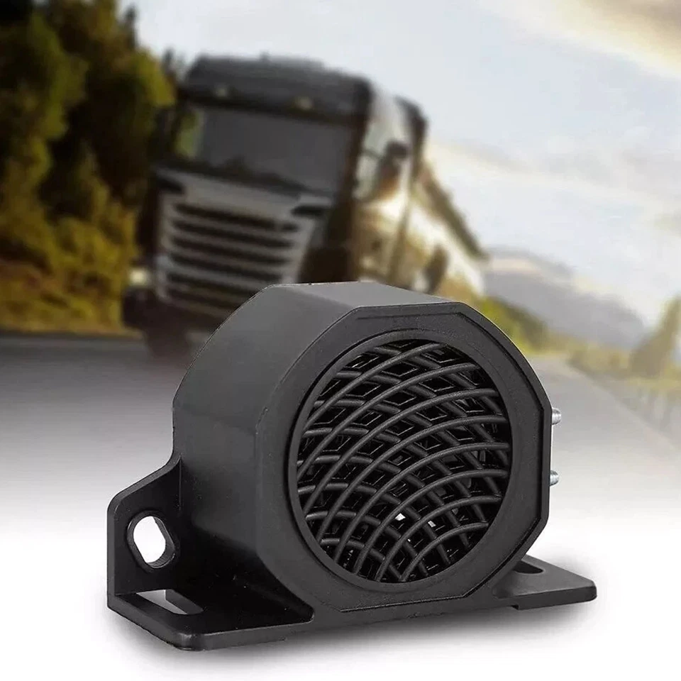 Truck Back-up Alarm Black, Waterproof Heavy-Duty Durable 110dB 12V/80V - Image 4 of 4
