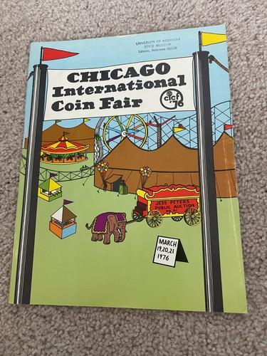 1976 Chicago International Coin Fair Public Auction Catalog Jess Peters L2
