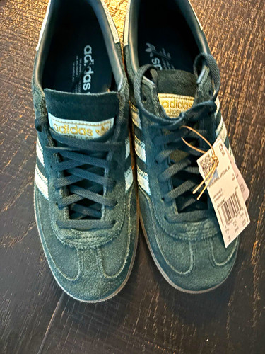 adidas Originals Handball Spezial Women’s Green/White Suede Low Top Sneakers