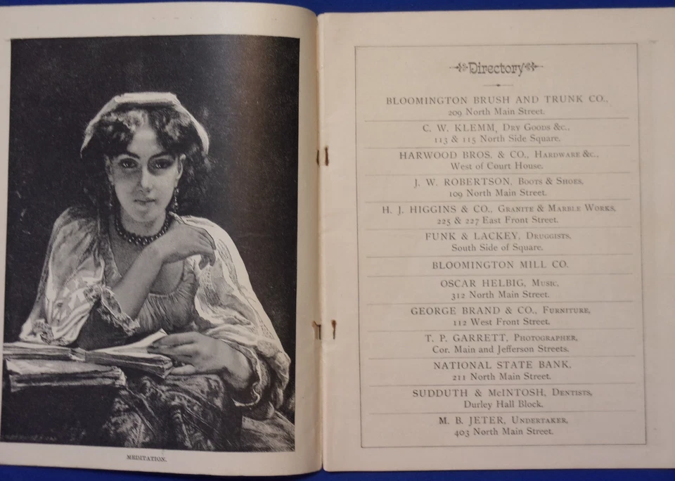 Rare Bloomington, IL Almanac: OWEN, PIXLEY & Co's ILLUSTRATED ALMANAC FOR 1883. Foto 3 de 4