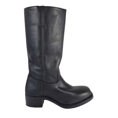 #ad Vintage Frye Women#x27;s Campus Boots Black leather Knee High 11 42 Made In USA $325.00