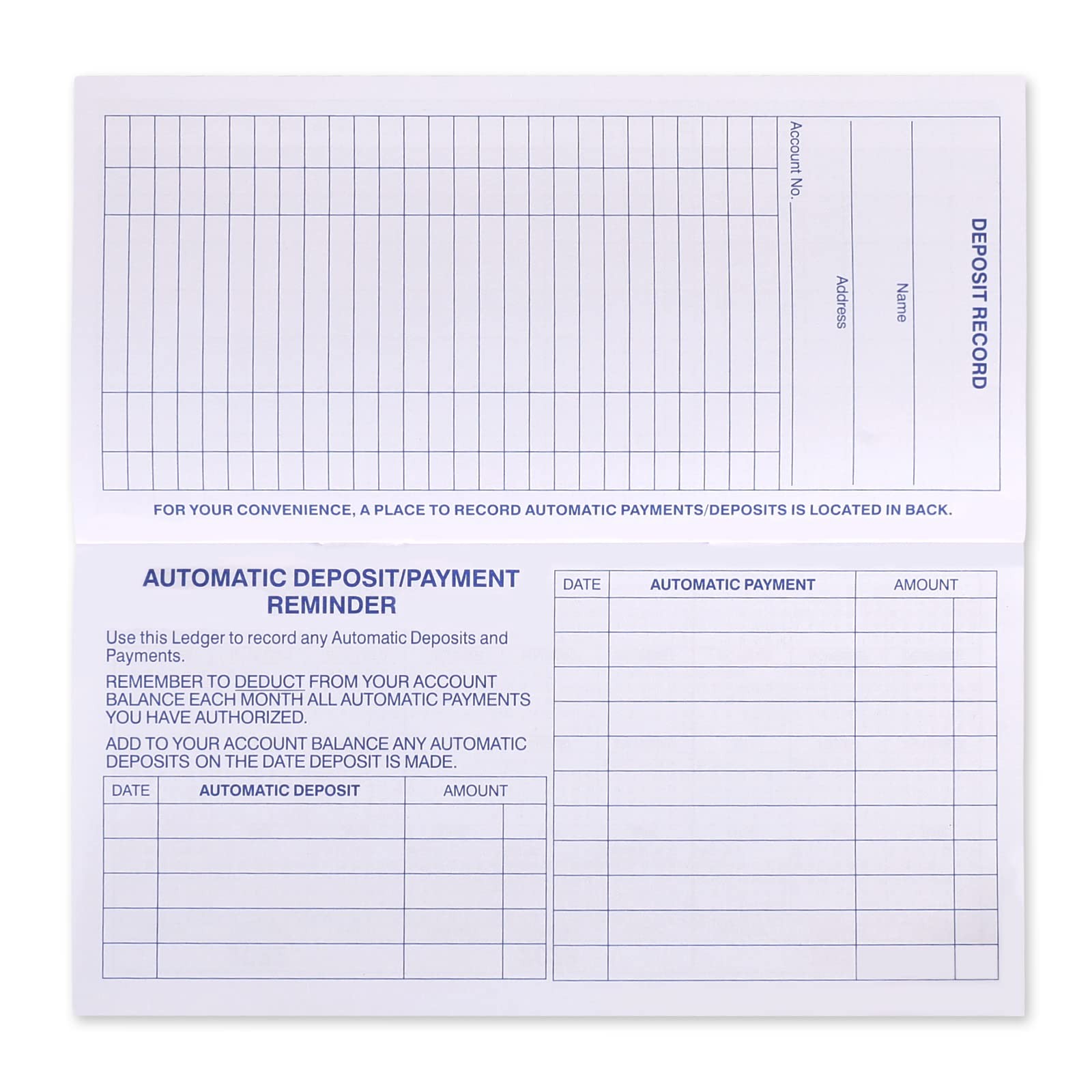 как выглядит 24 PCS Check Registers for Personal Checkbook, Easy to Read Checkbook Register фото