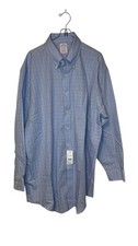 Brooks Brothers Men's Shirt The Original Polo 1818 Madison Check Blue 17-33 NWT
