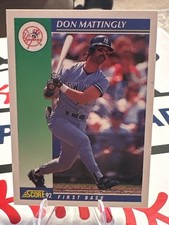1992 Score - Don Mattingly #23! 2 Card Min! Read Desc!