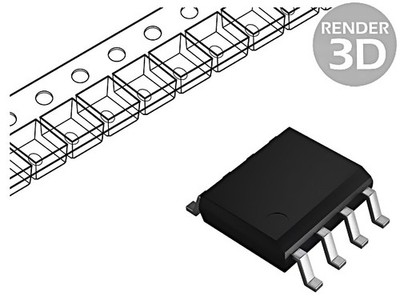 2X SRDA05-4R2G Diode: TVS Array 6V 500W SO8 Ch: 4 Rolle,Band ESD ONSEMI