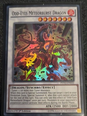 Odd-Eyes Meteorburst Dragon Super Rare Pendulum Evolution PEVO-EN032 NM