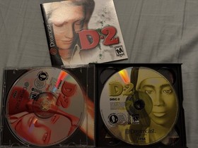 D2 [Sega Dreamcast]  Complete w/ Manual US RELEASE VERY RARE SURVIVAL HORROR
