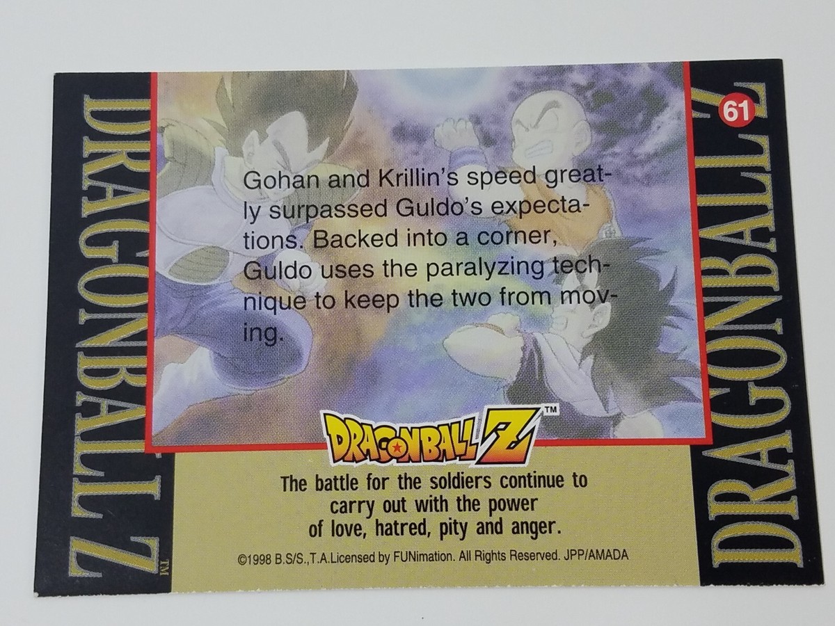 Dragonball Z FUNimation 1998 DBZ Collectible CCG Movie Card Show