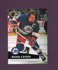 1991 Pro Set Randy Carlyle #273 French Set - Winnipeg Jets