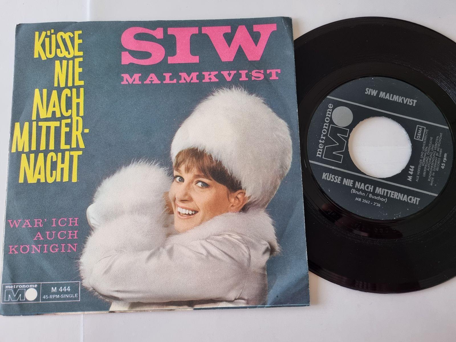 7"" Single Siw Malmkvist - Küsse nie nach Mitternacht Vinyl Germany