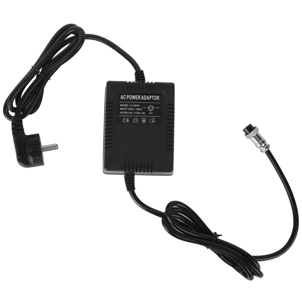 17V 1.6A Mixing Sound Console Mixer Power Supply AC Adapter with 3Pin