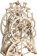 ROKR 3D Wooden Puzzles DIY Clock Model Kits for Adults to Build Birthday Gift...