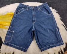 Vintage Y2K Karl Kani Jean Shorts Men's 34x12 Baggy Carpenter 90s Hip Hop Grunge