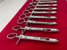 Lot of 12 Hu-Friedy CW Style Dental Anesthetic Aspirating 1.8ml Syringe SYRCW