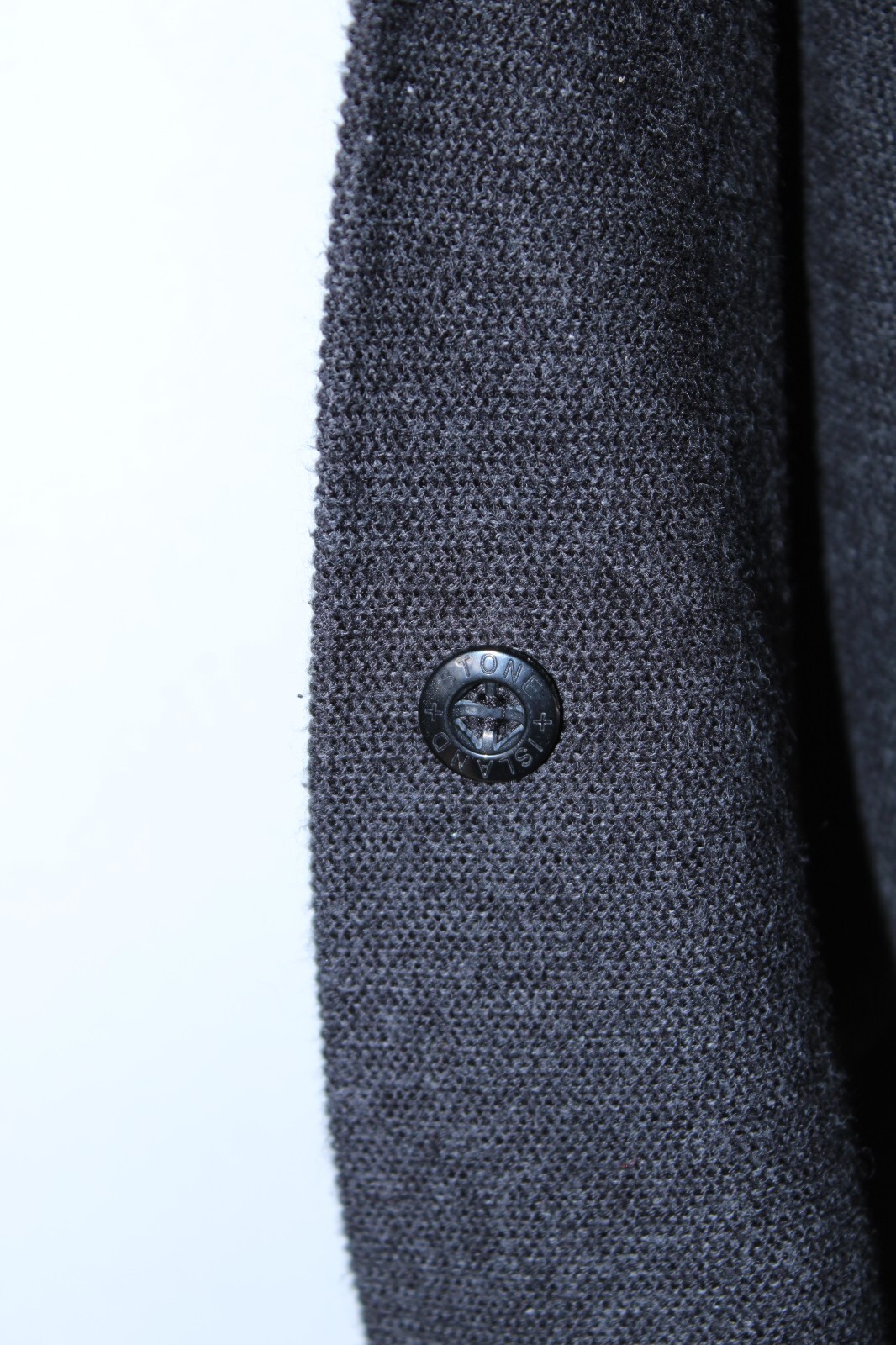 Stone Island Men's Medium Gray Black Knit Sweater thumbnail 6