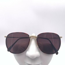 Vintage Liberty 21 Red Gold Metal Oval Sunglasses USA FRAMES ONLY