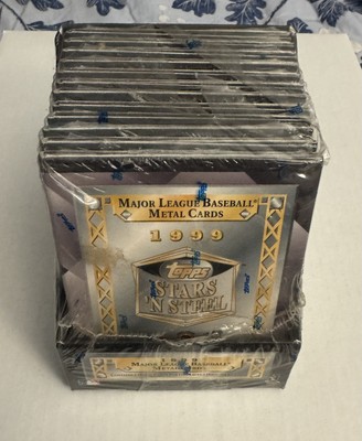 New 1999 Stars N Steel Metal Baseball Sealed Hobby Box Barry Bonds Cal Ripken Jr