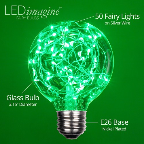LED Fairy Light Bulb Multiple Color Home Patio Garden Globe Party Lamp Bulbs - Picture 33 of 108