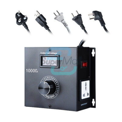 AC110-220V 5000W Electrical Voltage Regulator Controller Dimming Speed Control