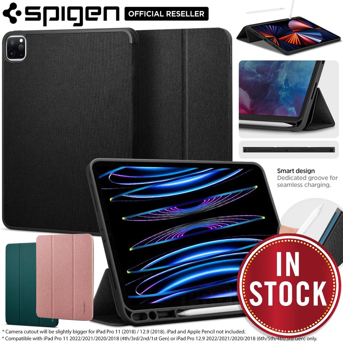 For iPad Pro 11 A16 2025 Case SPIGEN Urban Fit Pen Holder