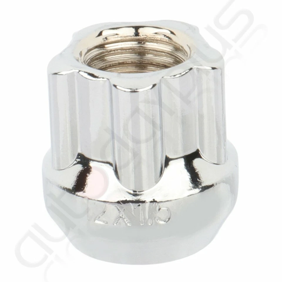 20 tuercas + 4 x tuercas de bloqueo cromadas + llave M12x1,5 para Hummer Isuzu Saab 9-7x Foto 2 de 4