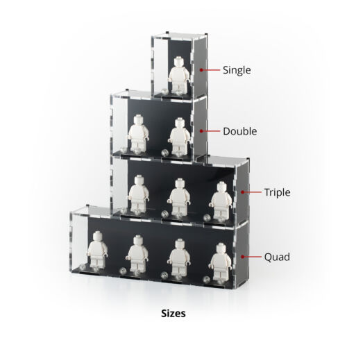 Vetrina nera per minifigure LEGO - Foto 3 di 14