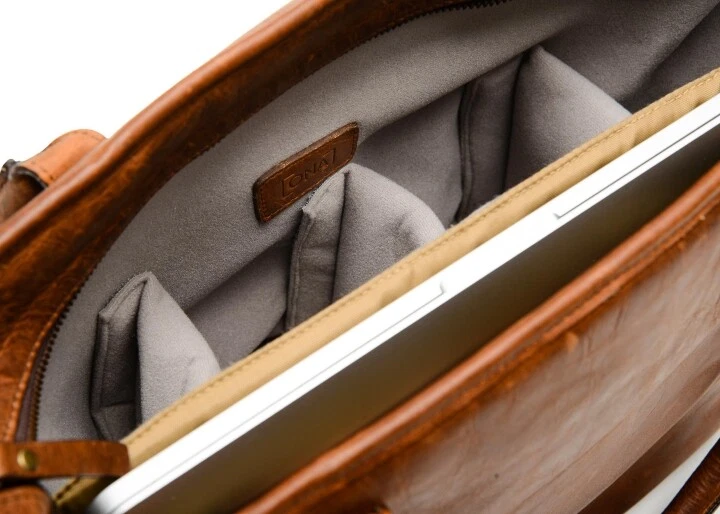 Bolso de Mano Ona Capri II Lente de Cámara DSLR Laptop Tableta Bolso Grande de Hombro Estuche  Foto 2 de 4