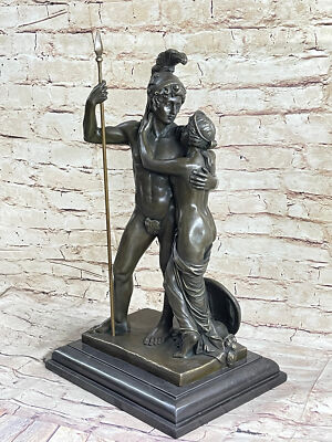 Ares and Aphrodite or Venus and Mars Genuine Solid Real Bronze Sculpture