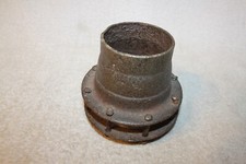 Antique Cast Iron Wagon Wheel Hub Spoke Cart Rustic Western Country Mountain