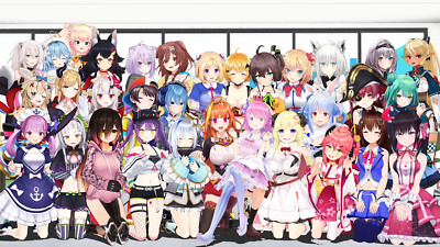 Anime Shishiro Botan Yukihana Lamy Momosuzu Nene  Gaming Mat Desk 48089