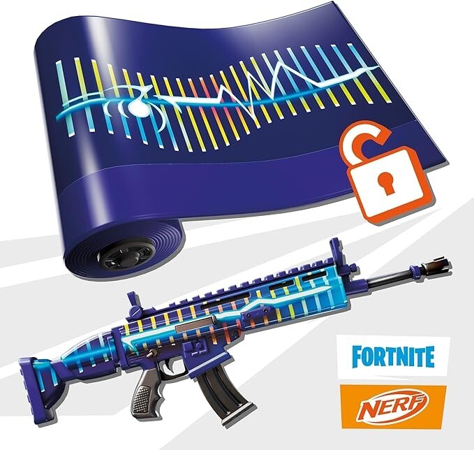 NERF F4108 Fortnite Blue Shock Dart Blaster for sale online | eBay