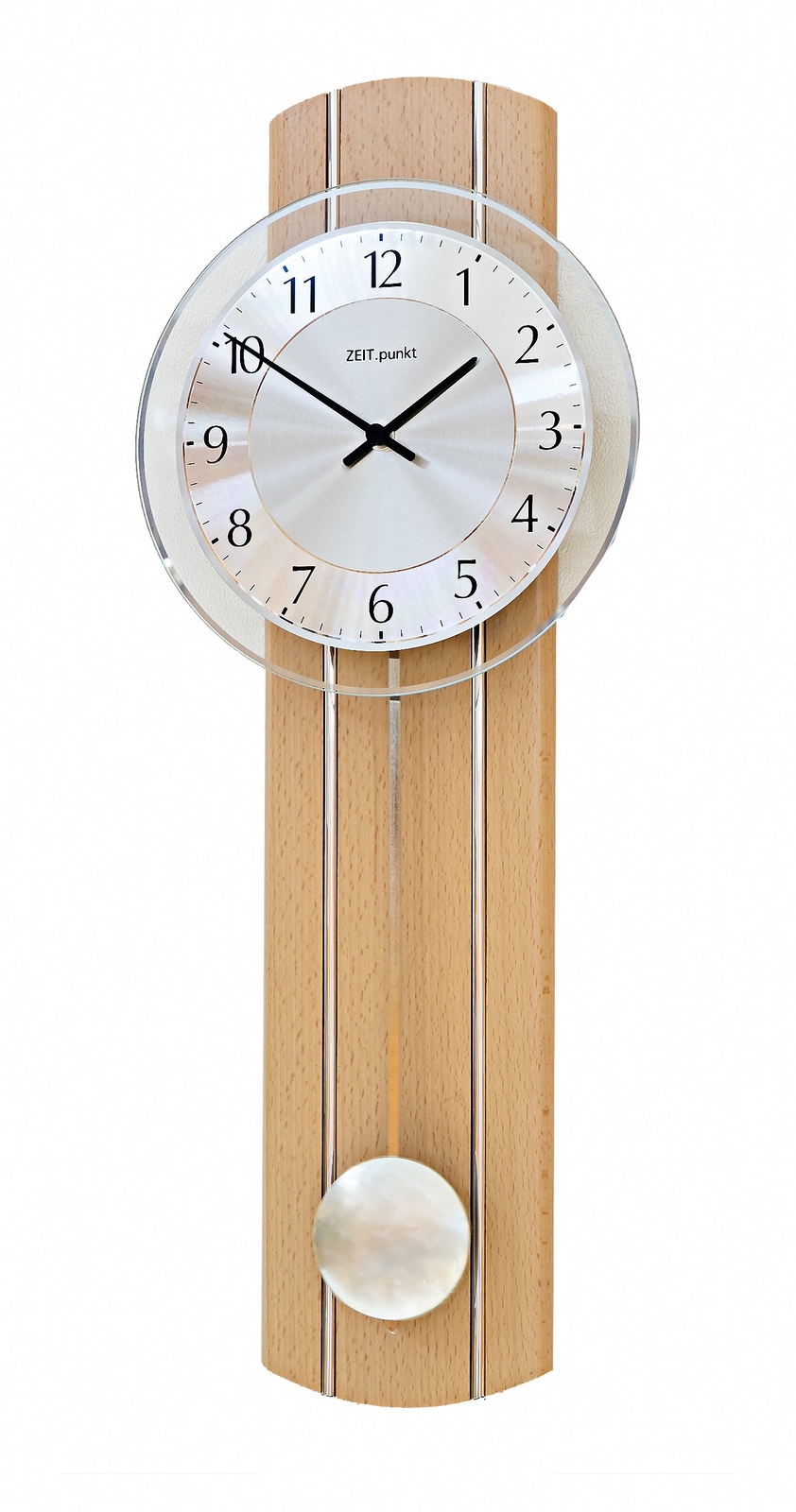 Modern wall clock with quartz movement from Zeitpunkt (Zeit.p.. ZP 17/665/11 NEW