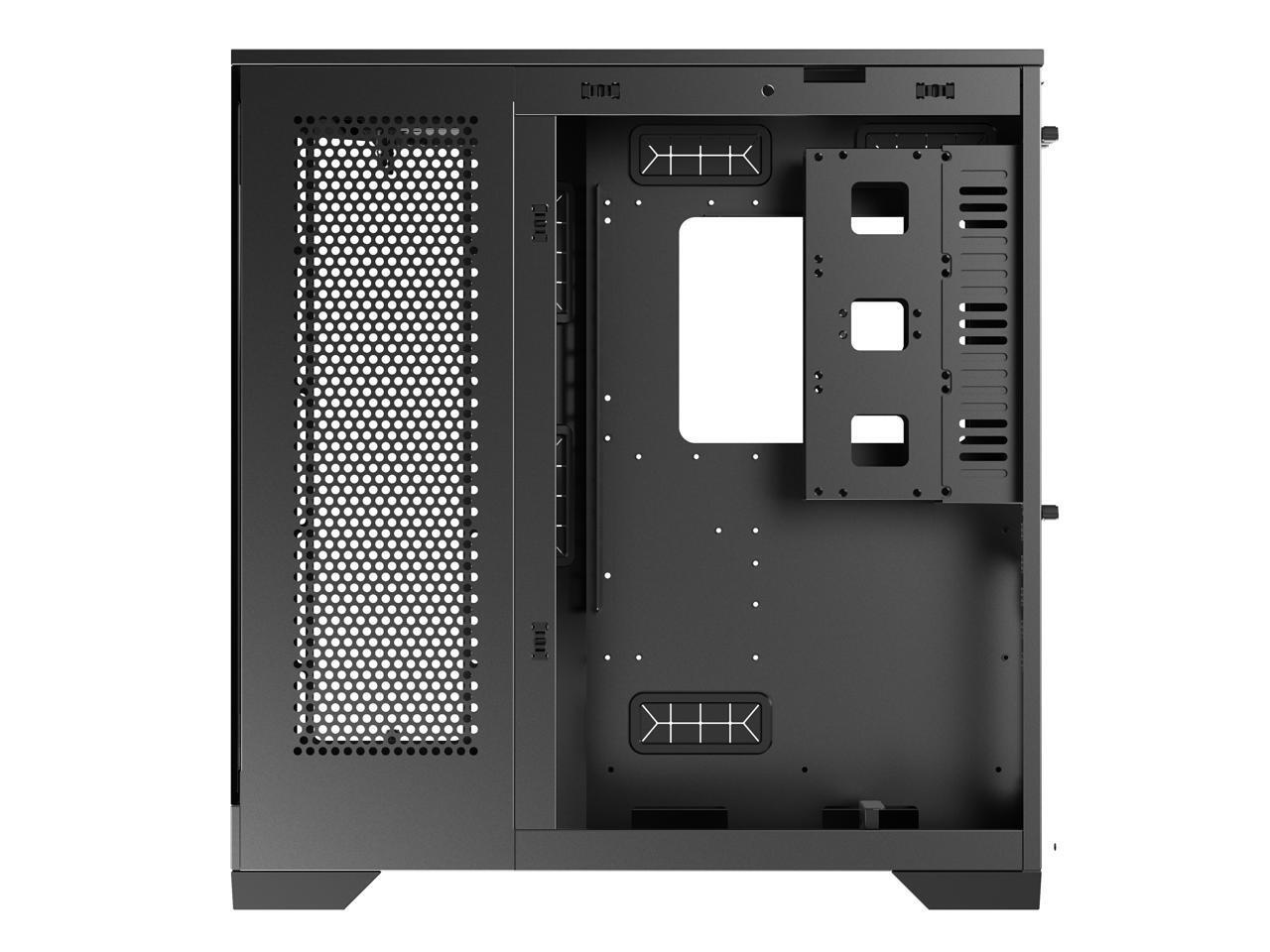 Sama 3021-Игровой компьютер ATX Full Tower с двумя разъемами USB 30 и закаленным стеклом Type C черного цвета