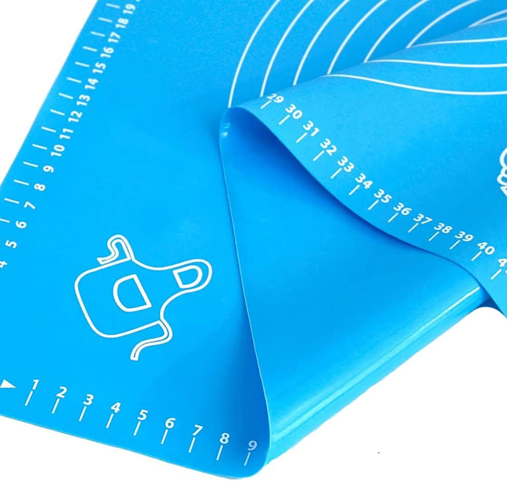 Silicone Baking Mat with Measurements - |Non Slip Non Stick| Pastry Rolling,Cou
