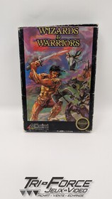 Wizards & Warriors Nintendo Nes Complete CIB, Tested ! Free Shipping
