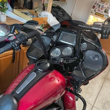 1-1/2" Fat APE Bar Rise 12" MONSTER HANGER Handlebar For Harley 15-23 Road Glide