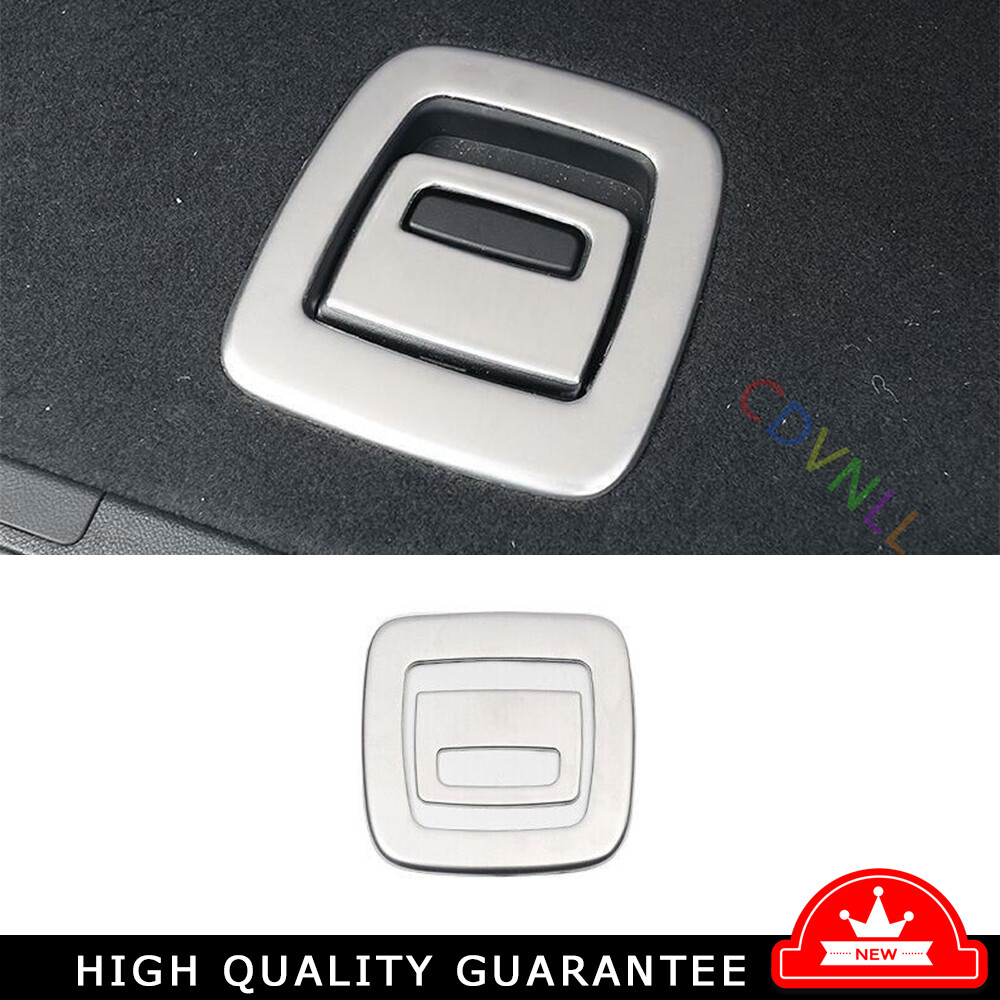 For BMW X3 G01 X4 G02 2018-2022 Silver Titanium Car Rear Trunk Handle Cover Trim