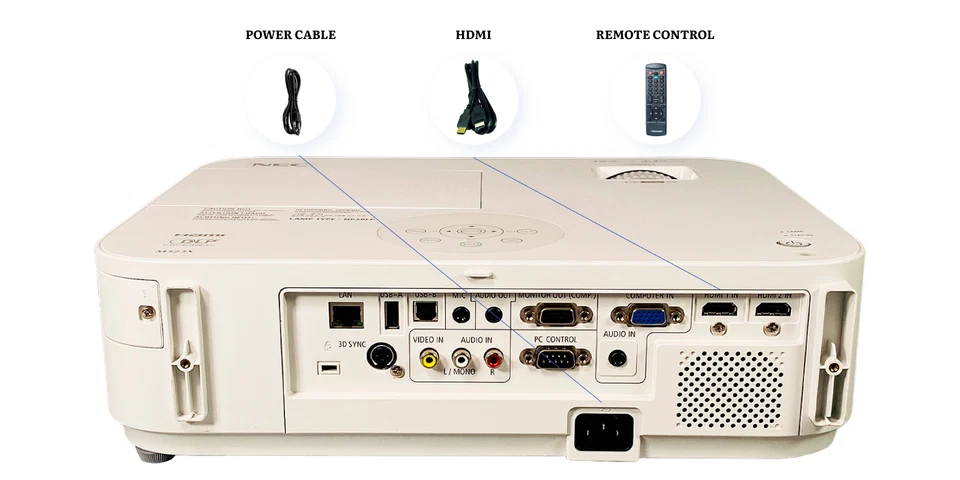 3200 Lumens DLP Projector Fake Window DICOM USB + Free Shipping, 60 Day Warranty - Image 4 of 4