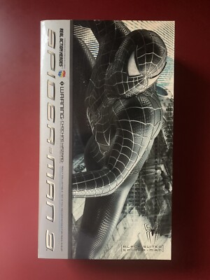 Real Action Heroes 1/6 - SPIDER-MAN 3 Black Suited Spider-Man (MEDICOM TOY) NIP