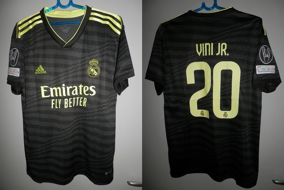 SHIRT REAL MADRID CAMISETA 2022-2023 VINI JR #20 BRAZIL JERSEY