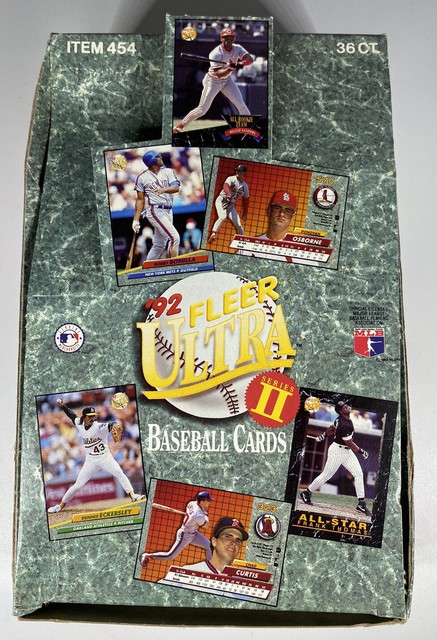 1992 Fleer Ultra Baseball Series 2 Boxes For Sale Online EBay